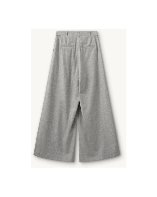 THE GARMENT Gray Wide Trousers