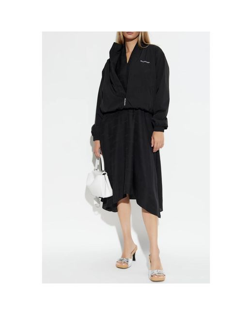 Balenciaga Jassen ,Zwart ,Jas Met Logo in het Black