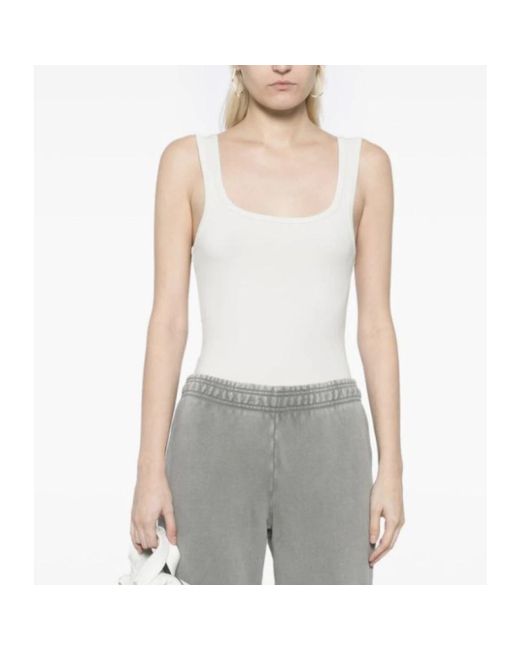 Entire studios White Sleeveless Tops