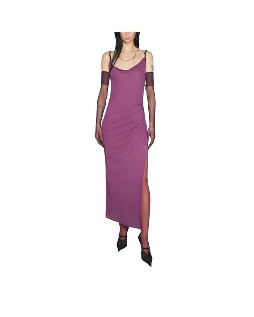 Mugler Purple Party Dresses
