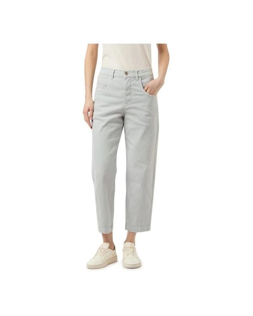 Eleventy Gray Loose Fit Jeans