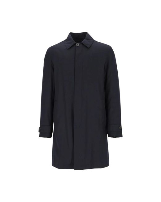 Single-Breasted Coats Corneliani de hombre de color Blue