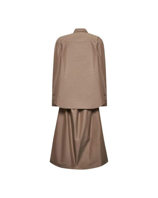 Midi Dresses Fendi de color Brown