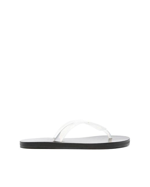 Ancient Greek Sandals White Cedar And Slip-On Sandals