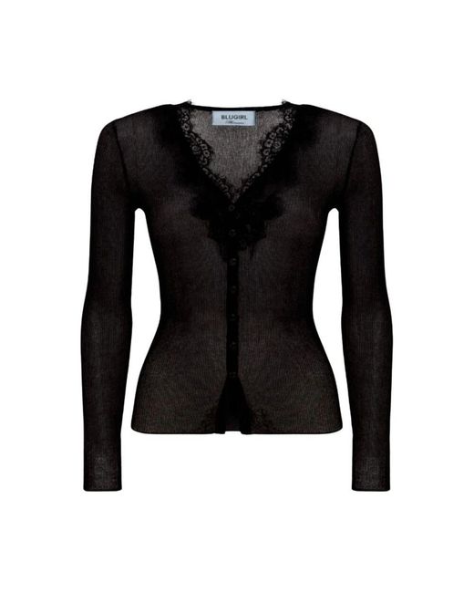 V-Neck Knitwear Blugirl Blumarine en coloris Black