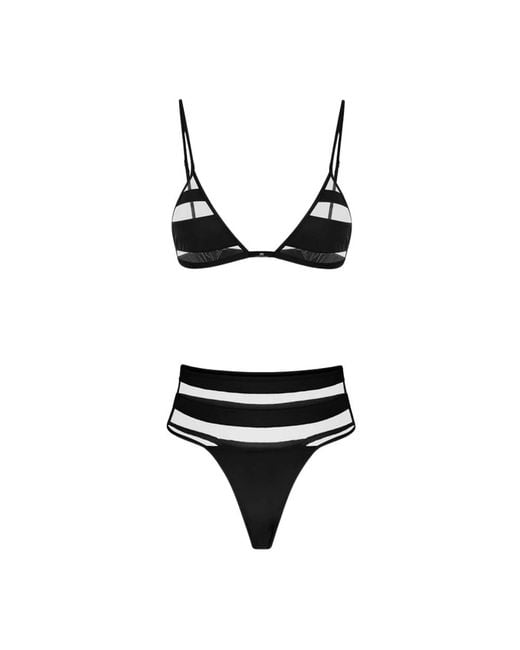 Elisabetta Franchi Black Bikinis