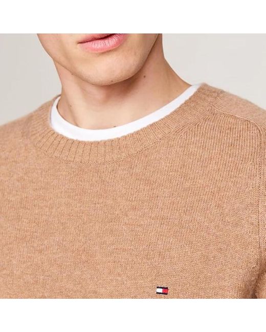 Tommy Hilfiger Natural Round-Neck Knitwear for men
