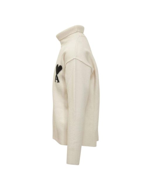 Turtlenecks di AMI in White da Uomo