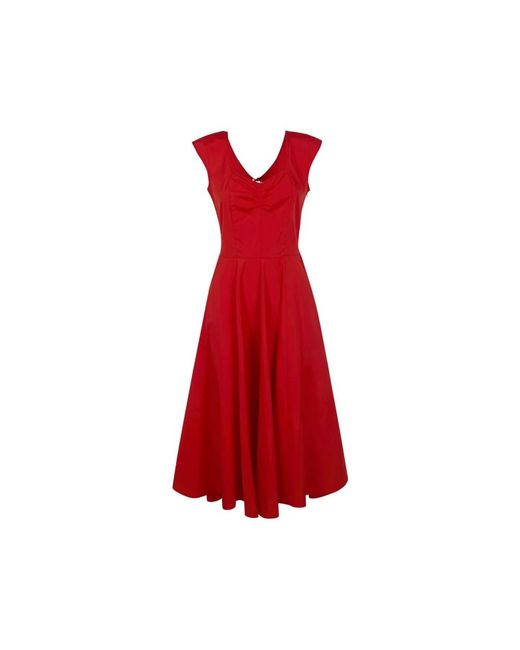 Aspesi Red Midi Dresses