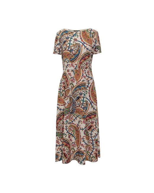 Etro Natural Midi Dresses