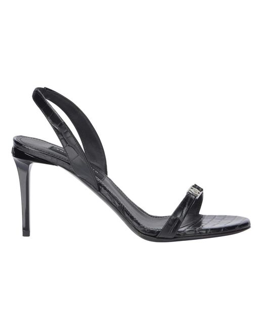 Philipp Plein Metallic High Heel Sandals