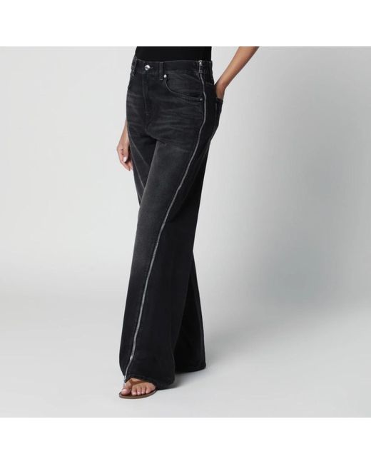 Haikure Black Straight Fit Jeans