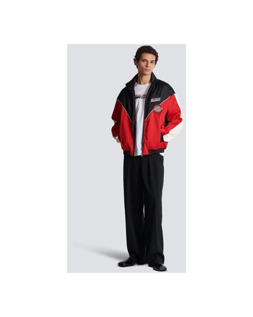 Light Jackets Balmain de hombre de color Red