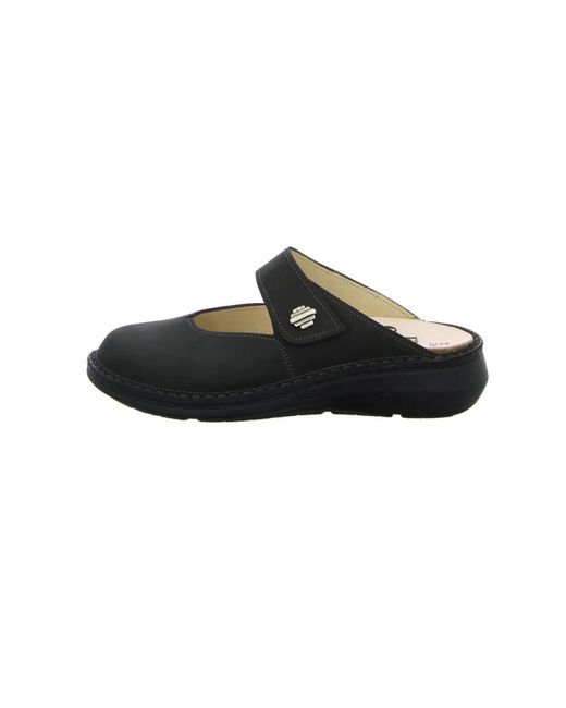 Finn Comfort Zwarte Roseau Slippers in het Black