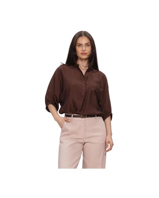 Minus Msbarbara Blouse in het Brown
