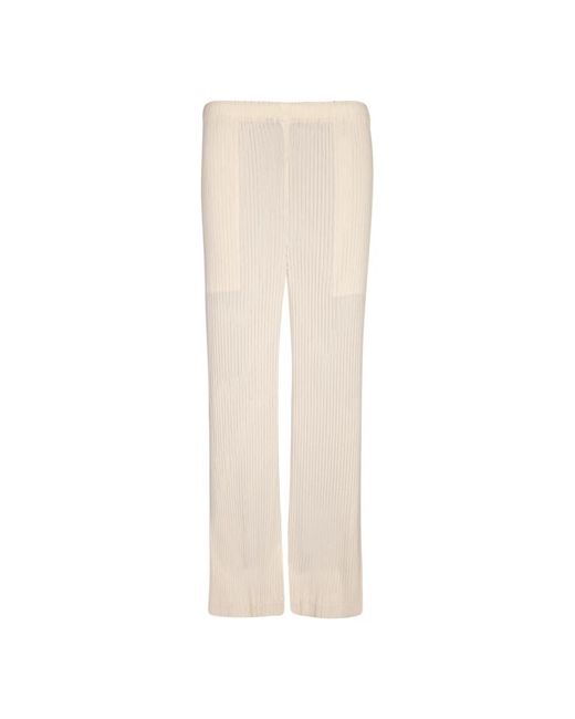 Issey Miyake Natural Straight Trousers