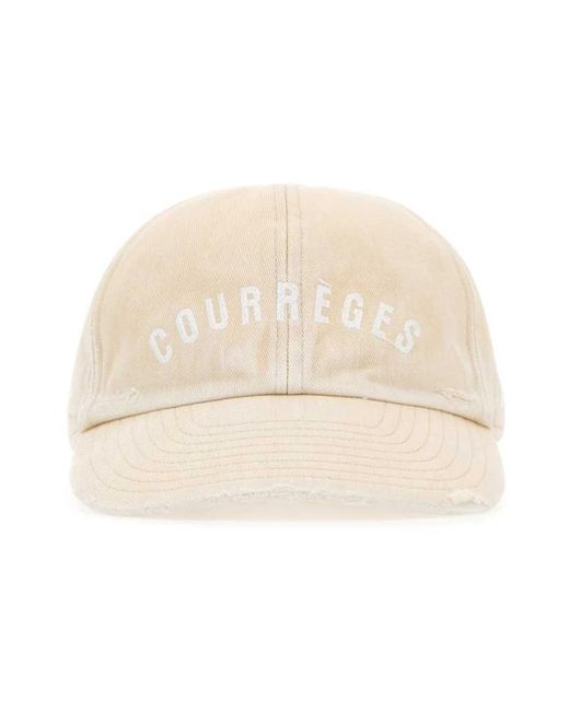 Courreges Natural Hats,caps