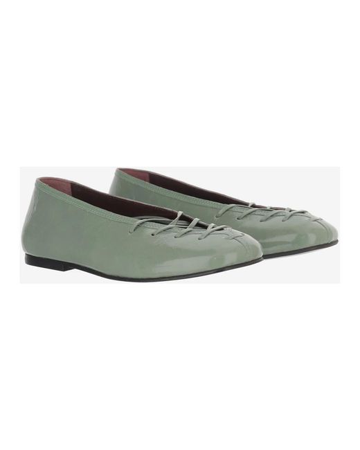 Alohas Green Ballerinas