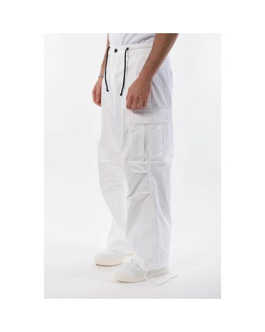 Department 5 Gray Wide Trousers for men