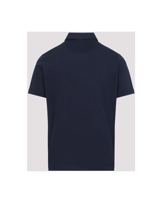 Kiton Blue Polo Shirts for men