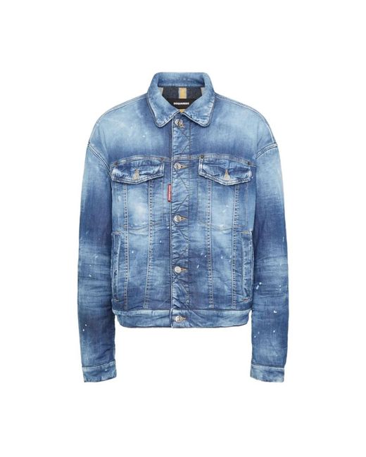 DSquared² Stijlvolle Jassen Collectie in het Blue