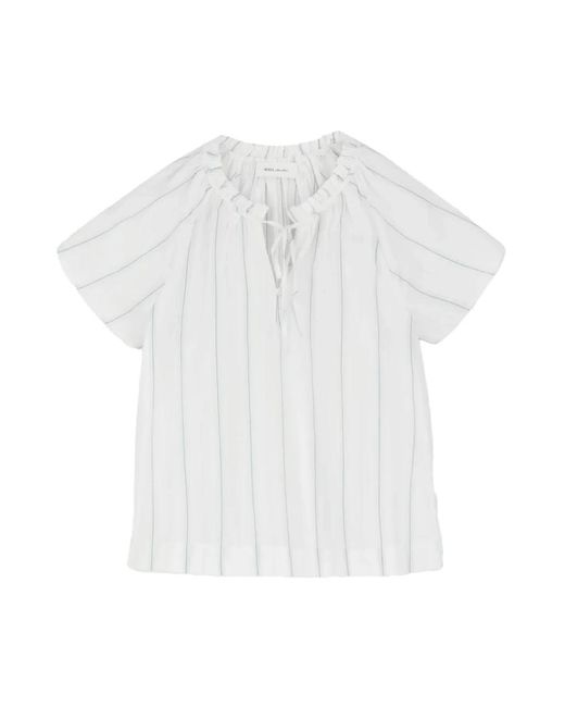 Skall Studio Gabrielle Bluse in het White