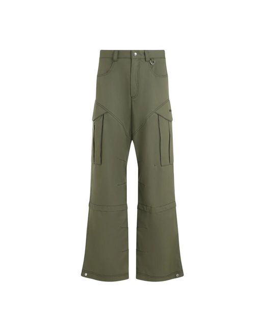 Off-White c/o Virgil Abloh Green Trousers for men