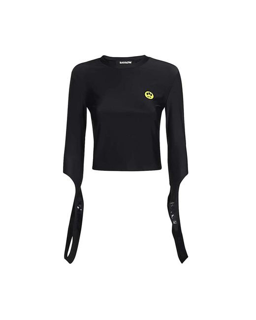 Barrow Black Long Sleeve T-Shirts