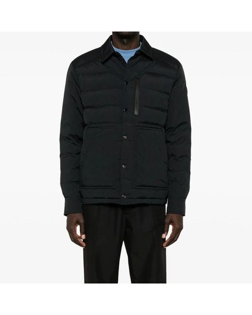 Moncler Black Light Jackets for men