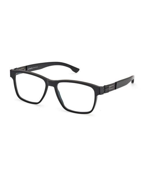 Ic! Berlin Black Meta Sonnenbrille