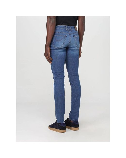 Jeckerson Blue Slim Fit Jeans for men