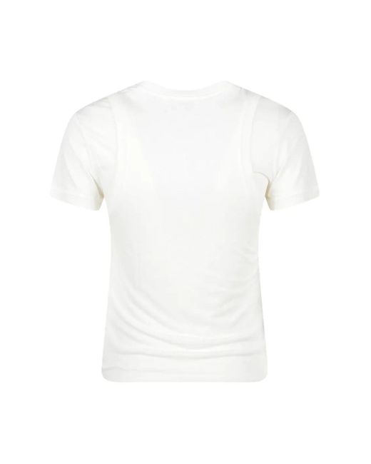 LA PISCINE White T-Shirts