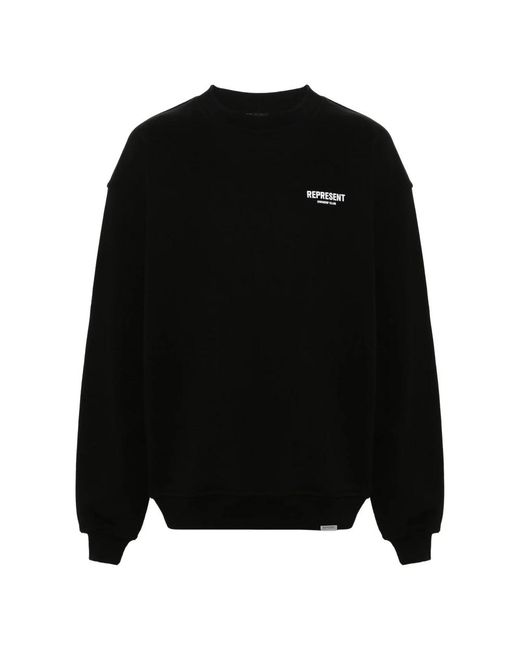 Represent Hoodies & Sweatvesten ,Zwart ,Katoen Owners Club Sweatshirt in het Black voor heren