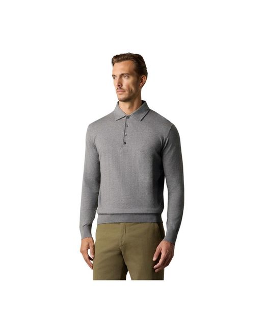Brooks Brothers Gray Round-Neck Knitwear for men