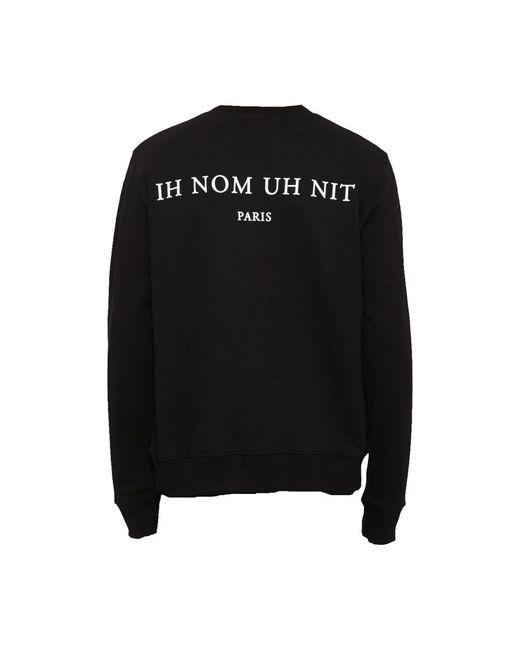 Ih Nom Uh Nit Black Sweatshirts for men