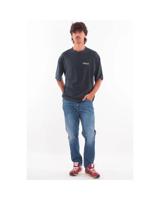 T-Shirts CYCLE de hombre de color Blue