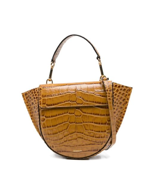 Wandler Bruin Leren Crossbody Tas in het Brown