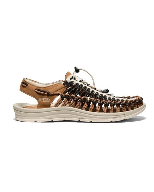 Keen Brown Flat Sandals for men