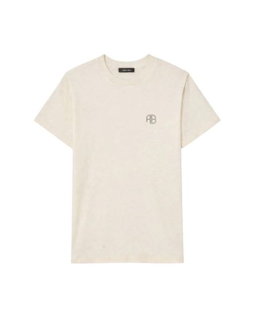 Anine Bing Natural T-Shirts