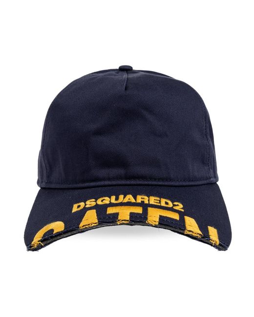 DSquared² Baseball Cap in het Blue voor heren