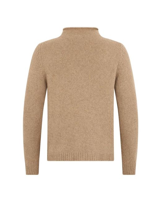 Fedeli Truien & Vesten ,Oversized Gebreid Vest in het Natural voor heren