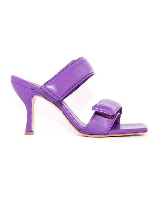 Gia Borghini Purple Maultiere