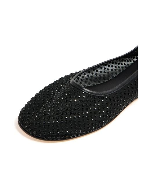 Dear Frances Black Ballerinas
