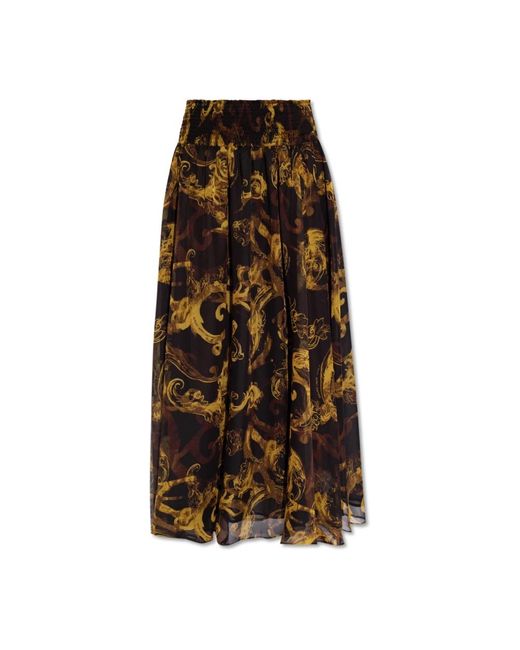 Versace Brown Maxi Skirts