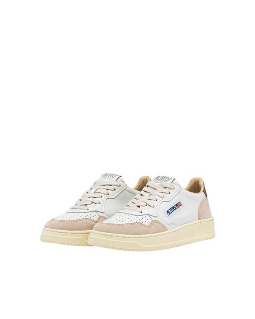 Autry Medalist niedrige sneakers in Natural für Herren