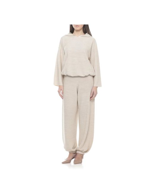 Fabiana Filippi Natural Sweatpants