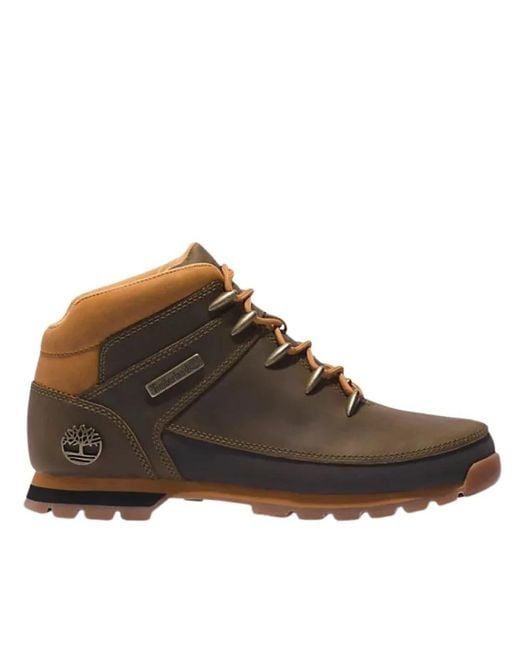 Timberland Brown Lace-Up Boots for men