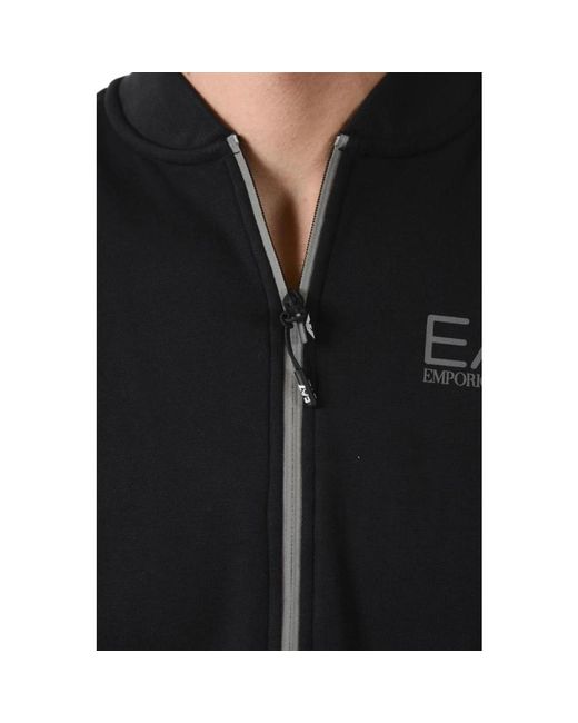 EA7 Hoodies in Black für Herren