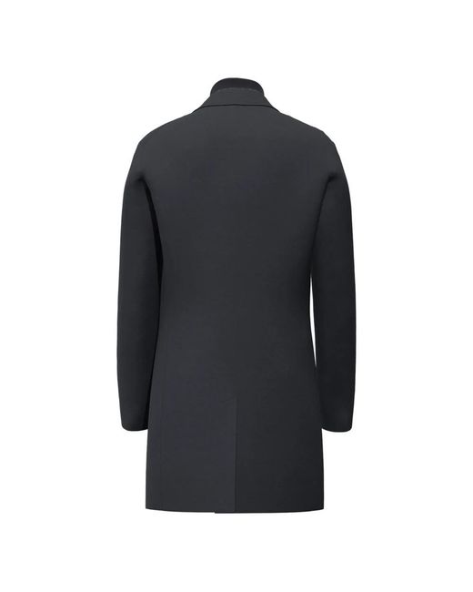 Boss Blue Single-Breasted Coats for men