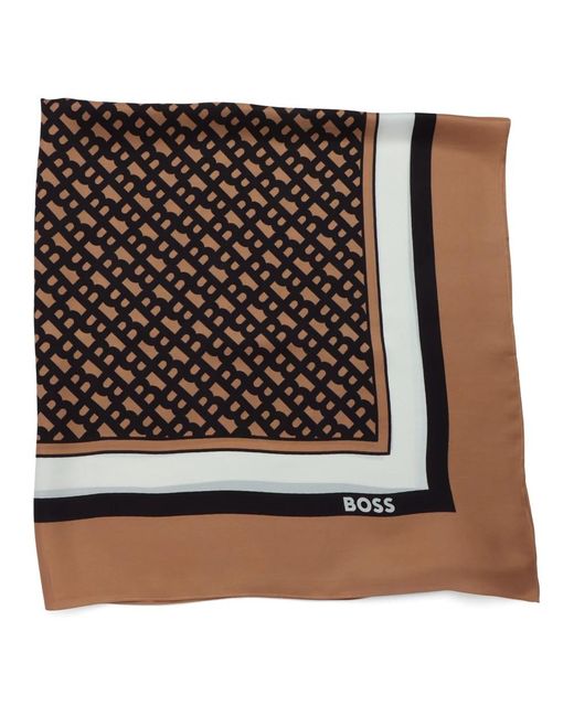 Boss Black Silky Scarves